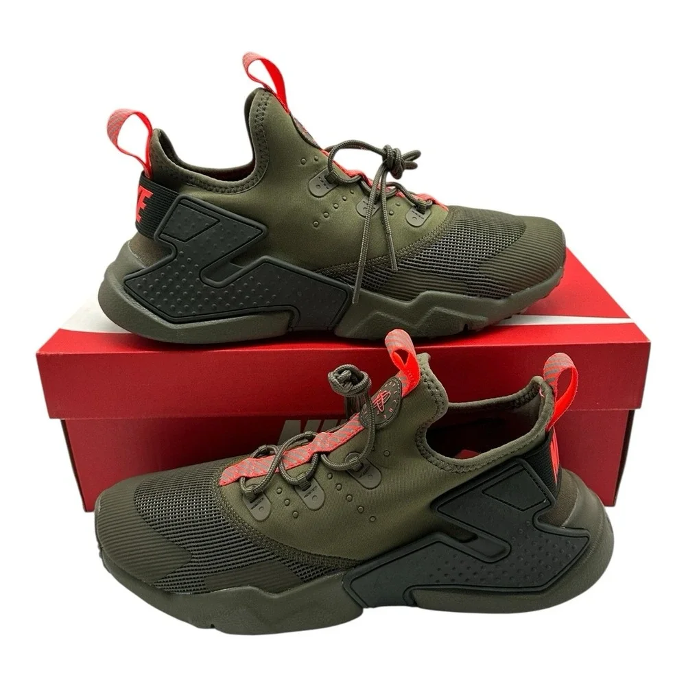Nike Huarache Drift GS Shoes Youth 6.5 Y Womens 8 Olive Green Sneaker 943344-200